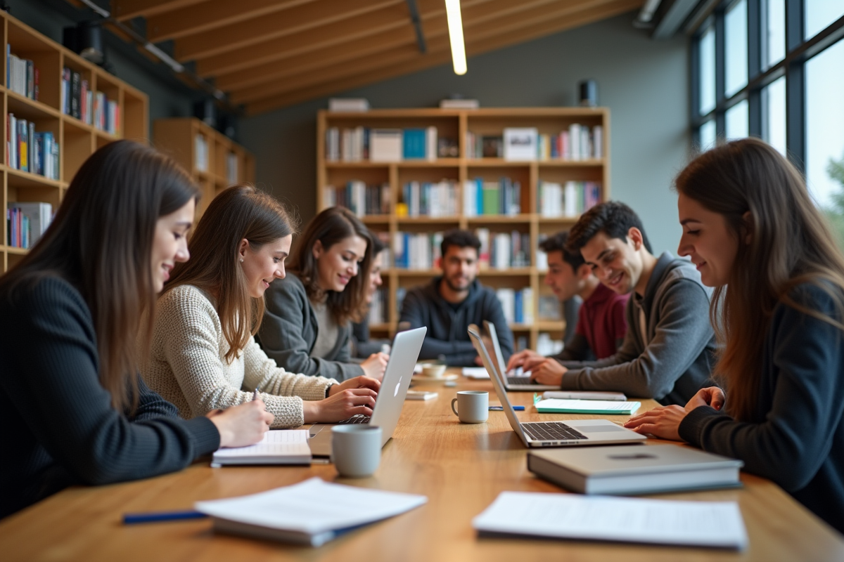 étudiants université